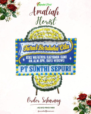 Papan Bunga Duka di Binjai Hulu