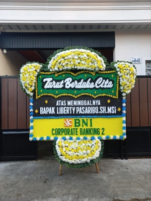 Papan Bunga Duka di Binjai Hulu
