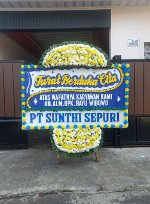 Papan Bunga Duka di Binjai Hulu